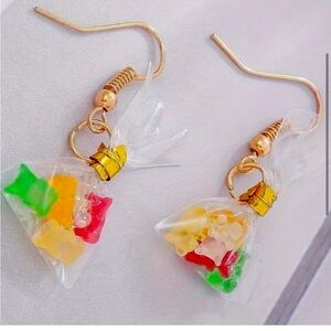 ModCloth mini bag of gummy bear earrings